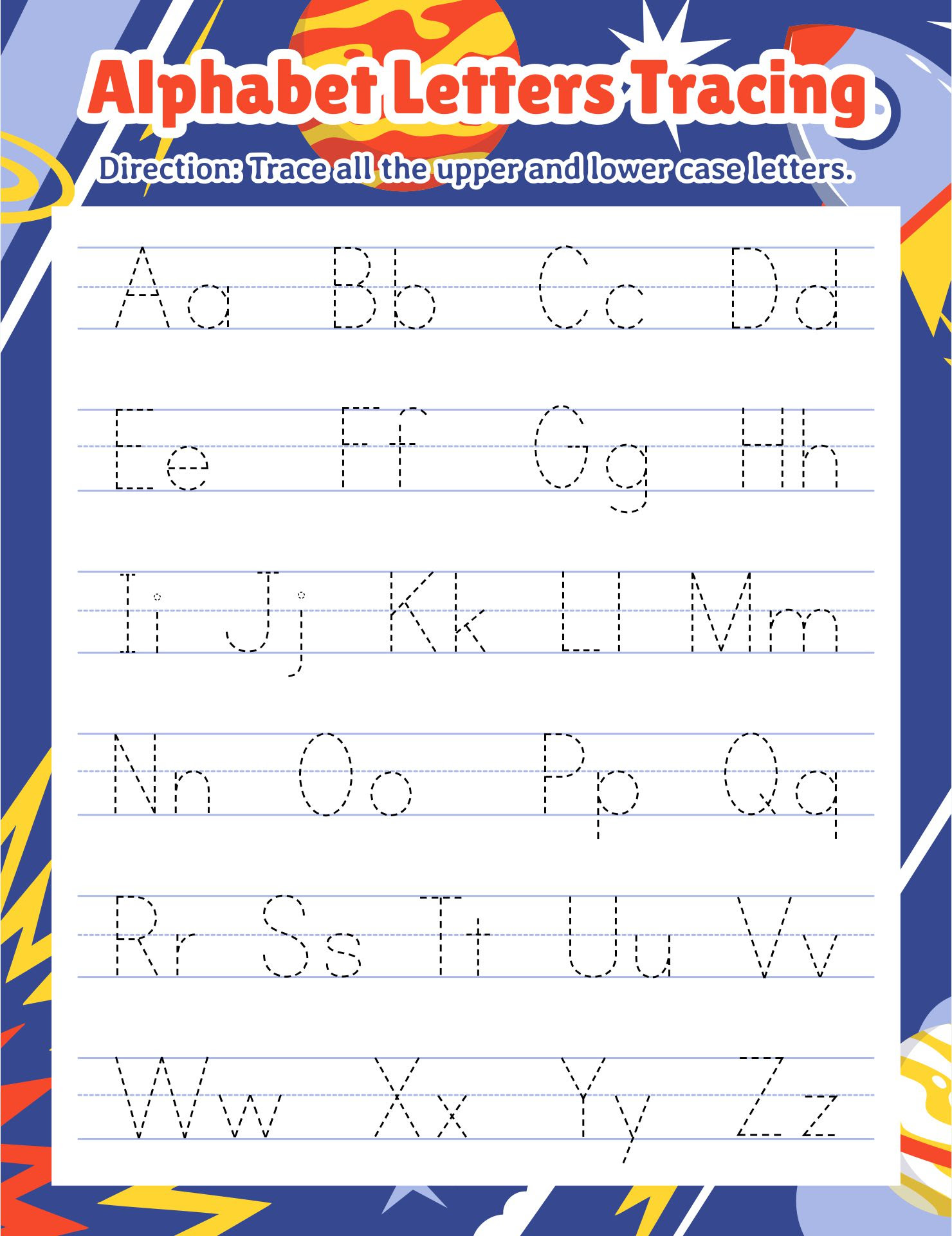 printable alphabet upper and lowercase calendar june