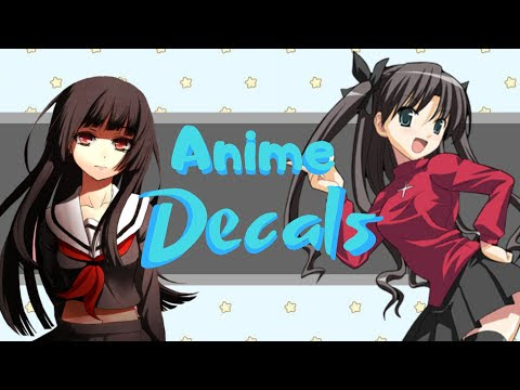 Decal Id Roblox Bloxburg Codes Of Anime Robux Freebies - aesthetic roblox anime decal id codes