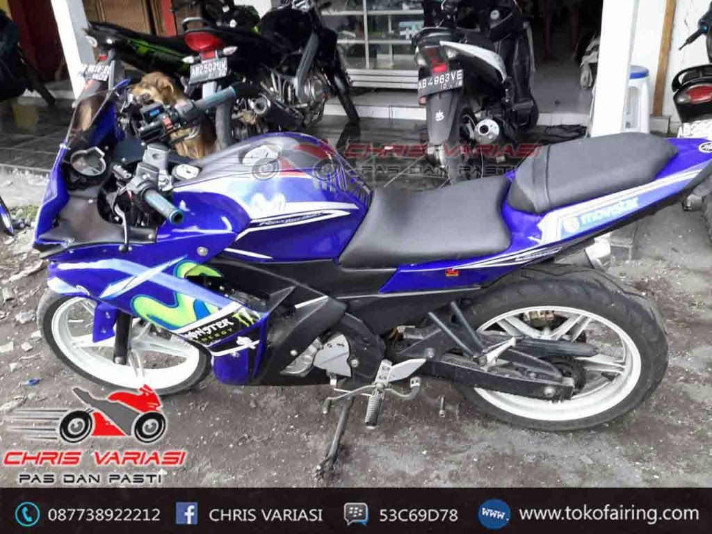 Modifikasi Yamaha New Vixion Movistar Terkeren Motor Glugu