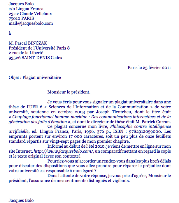 Lettre De Motivation Doctorat Exemple Pdf - Lettre F