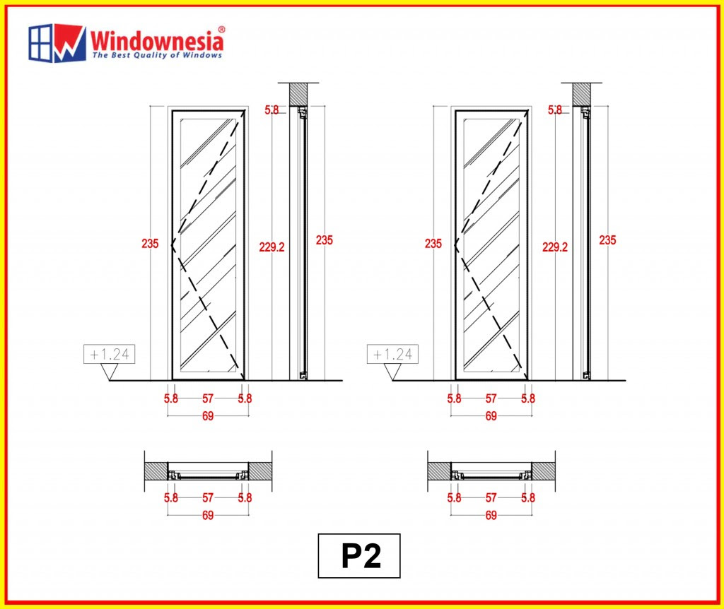 Terpopuler 30 Pintu  Aluminium Cad 