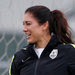 Hope Solo during a training session this week.