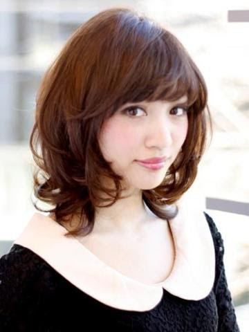 40代 髪型 女性 セミロング パーマ Khabarplanet Com