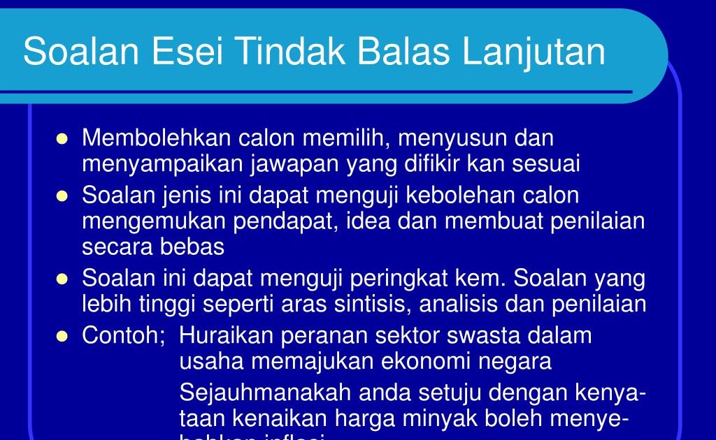 Contoh Soalan Dan Jawapan Esei Moral Spm - Masaran p