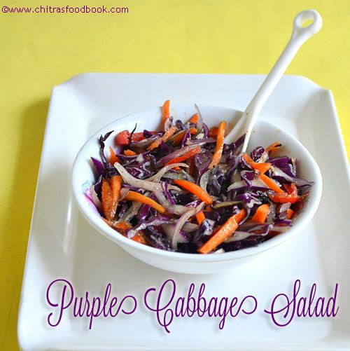 Purple Cabbage Red Cabbage Salad Recipe Chitra S Food Book