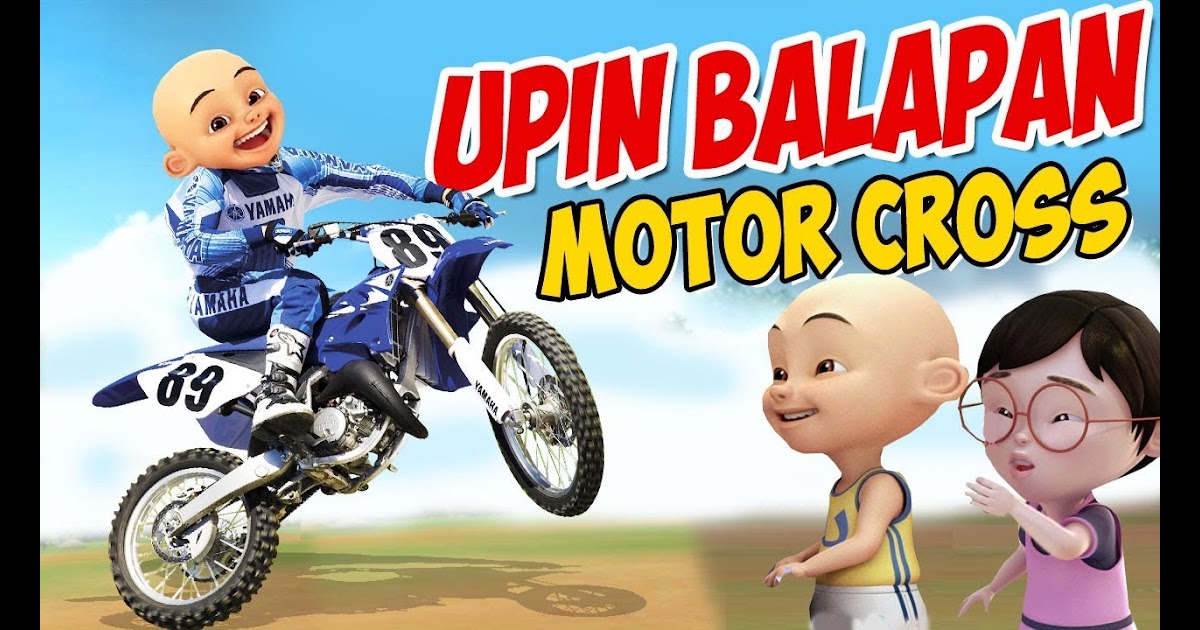 Paling Keren Upin  Ipin  Naik Motor  Balap Jesstic Lesxoxo