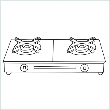 Range hoods are designed to remove gasses, odors, heat and steam that can develop when you're preparing a meal. How To Draw A Stove Step By Step 9 Easy Phase