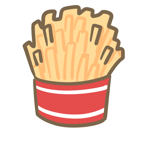 綺麗なフライド ポテト イラスト ディズニー画像のすべて