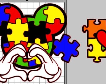 Download Free 275 Disney Autism Svg SVG PNG EPS DXF File for Cricut, Silhouette and Other Machine