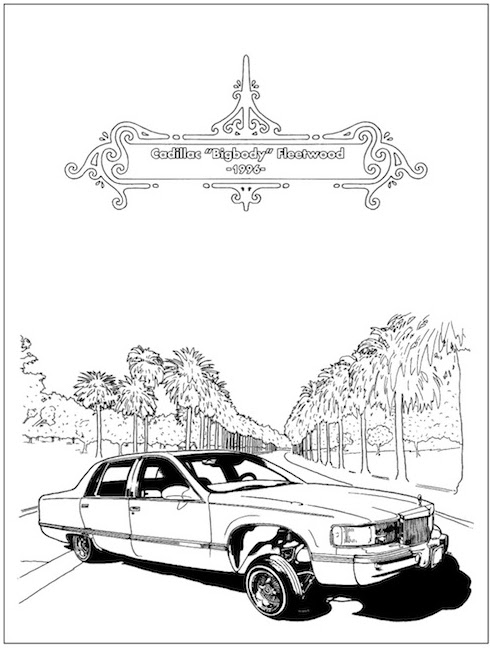 Amazon advertising find, attract, and Lowrider Coloring Book By Dokument Press Mixing Reality