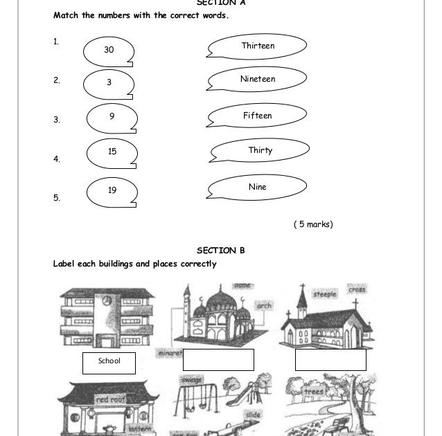 Soalan Exam English Tahun 3 - Persoalan o