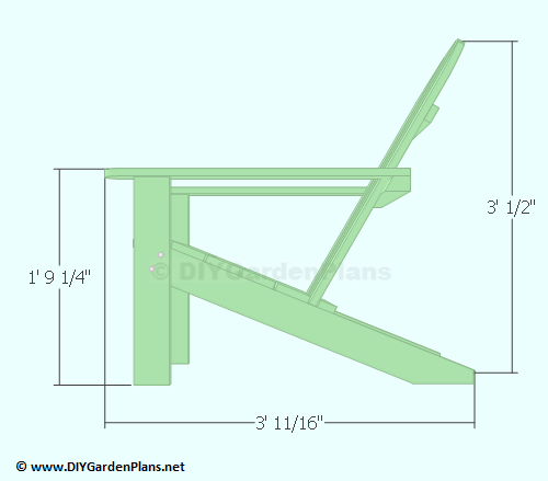 Project of Woodworking: adirondack chair plans 2x6