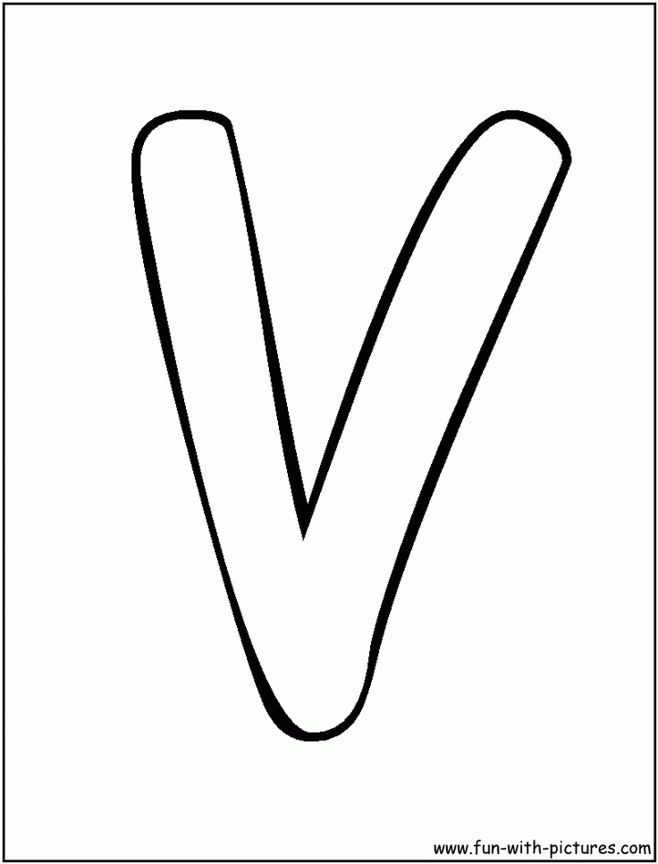 Free Letter V Coloring Page Download Free Clip Art Free Clip Art On Clipart Library