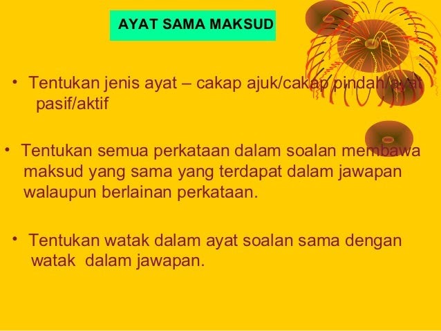 Contoh Soalan Dan Jawapan Cakap Ajuk Kepada Cakap Pindah 