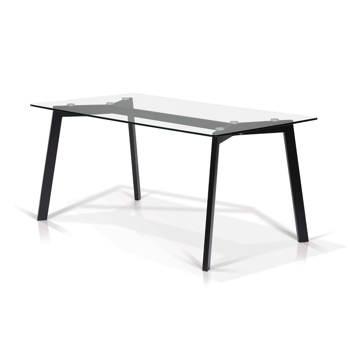 Dining tables are hot spots even when there's no food on them. Bates Dining Table Glass Top Greater Vancouver Furniture Accents Home