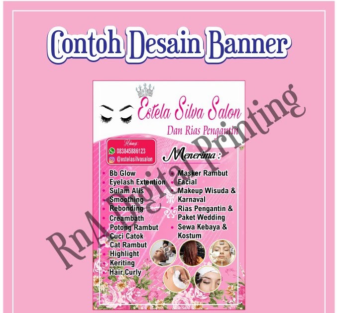Contoh Spanduk Facial Keren Terbaru