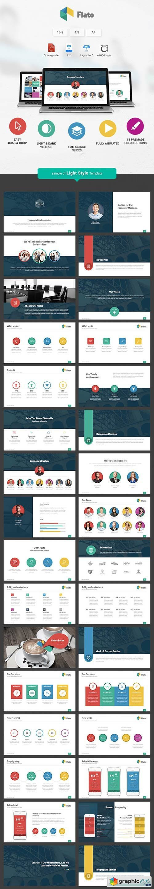 Download Free Graphicex: Flato - Keynote Template