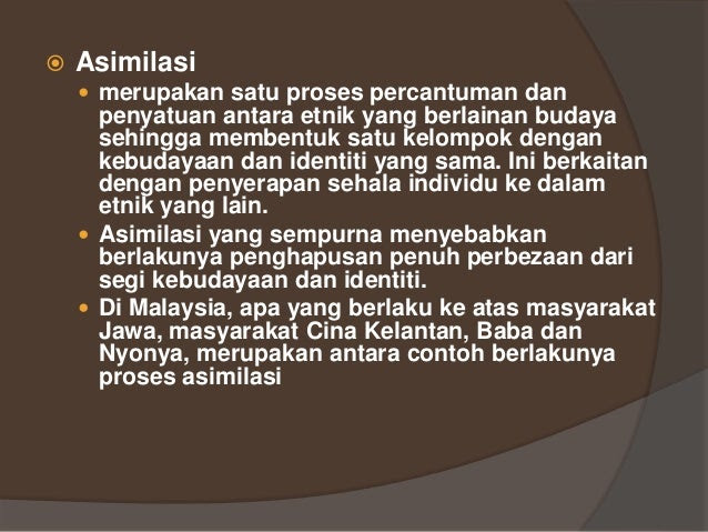 Contoh Asimilasi Budaya Jawa - Contoh Win