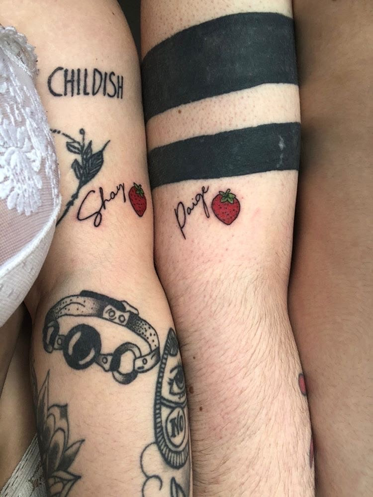 Check spelling or type a new query. It Must Be Love Getting Your Partner S Initials Tattooed Things Ink