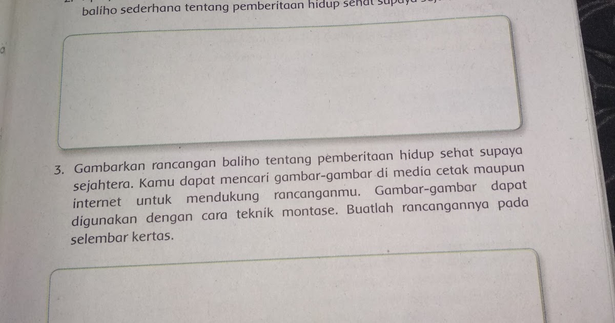 Gambarkan Rancangan Baliho Tentang Pemberitaan Hidup Sehat Supaya Sejahtera Bangku Sekolah