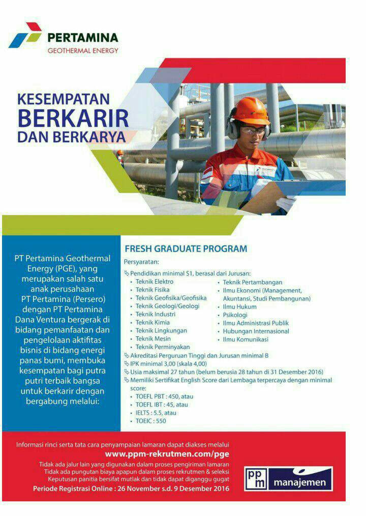 Ahok bakal langsung mulai kerja setelah rapat umum pemegang saham (rups) pertamina yang rencananya digelar pada hari yang sama. Lowongan Pekerjaan Pt Pertamina Jurusan Teknik Mesin Um