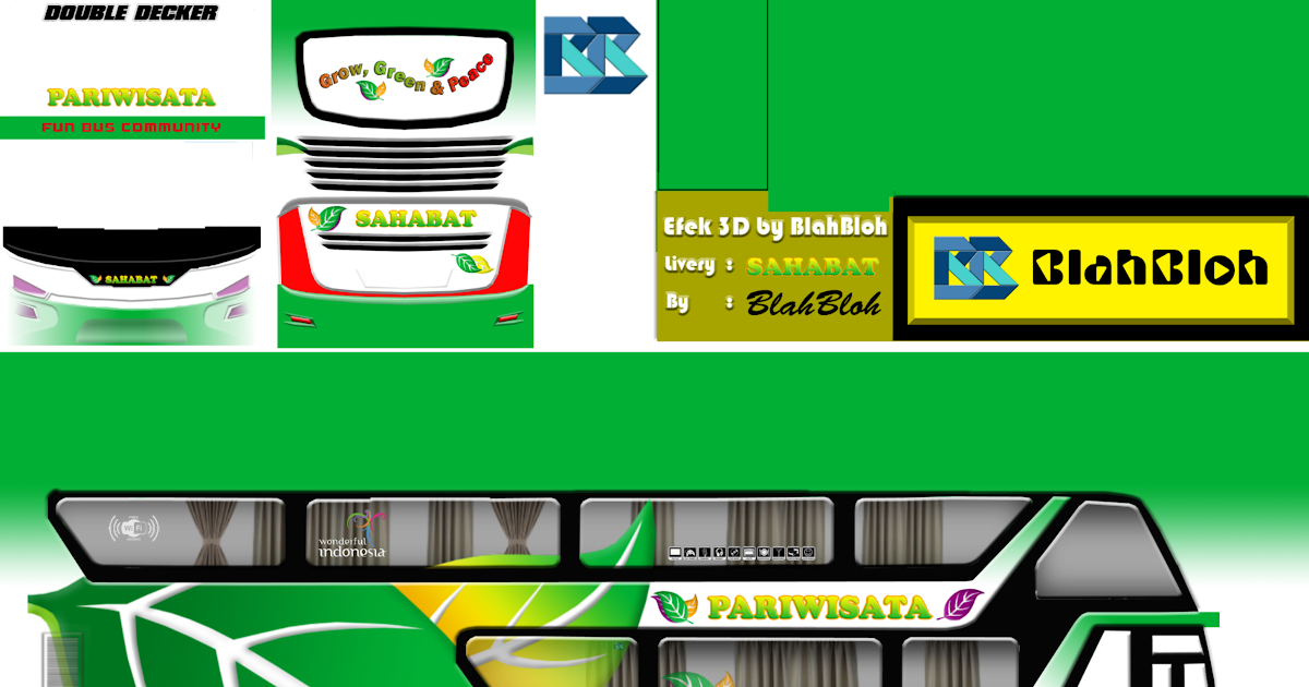 Download Livery Bussid Bimasena Sdd Monster Energy : Livery Bus Eka Shd Jernih Arena Modifikasi ...