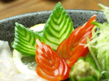 Netyasun 刺身 飾り 花
