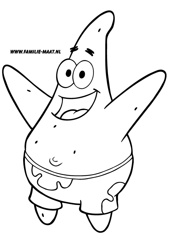 Lees hier meer informatie hierover. Patrick Star Spongebob Squarepants Kleurplaat Nickelodeon Kleurplaten