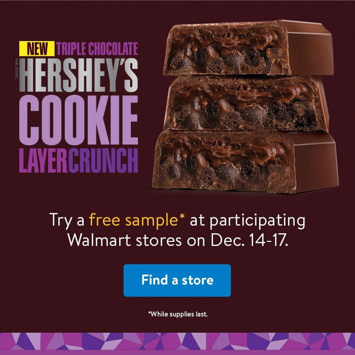NEW! Triple chocolate Hersey's cookie