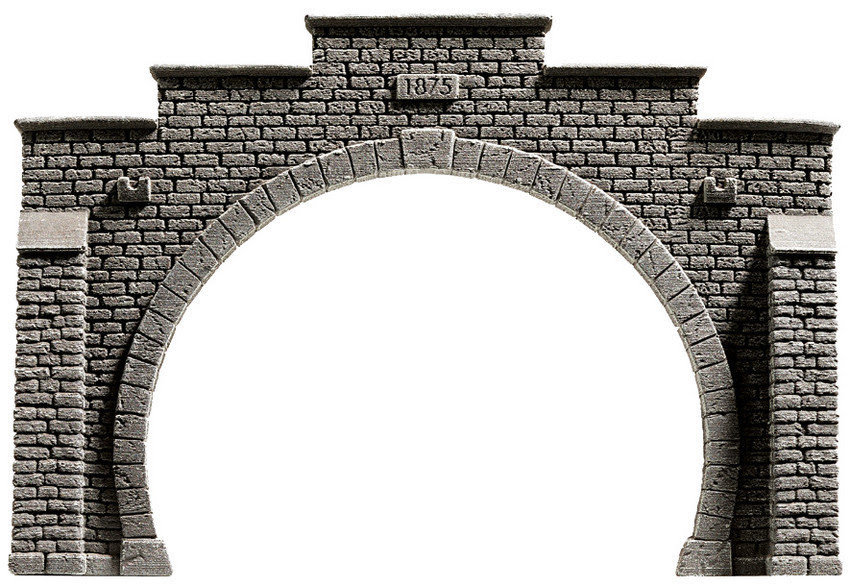 Manuskript und glossar zum ausdrucken. Noch 48052 Spur Tt Tunnel Portal 2 Gleisig 16 X 10 5cm