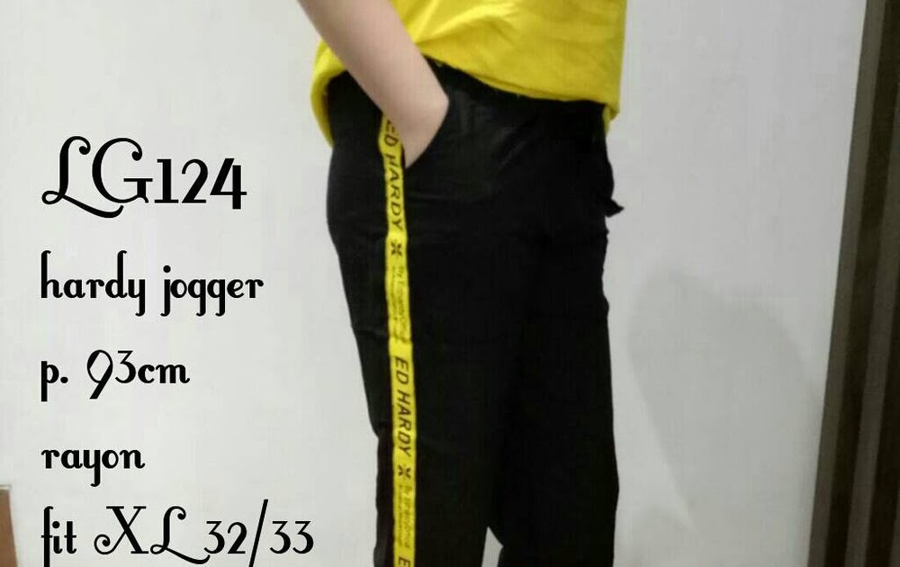 Celana Jogger  Wanita  Xl Kekinian MoDeL BaJu  SeKaRanG