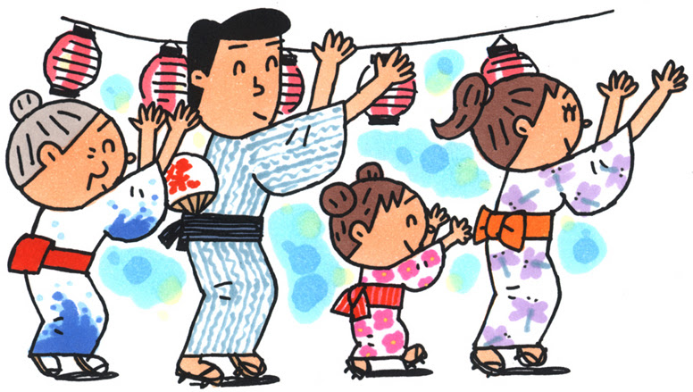 かわいい動物画像 50 盆踊り イラスト 無料