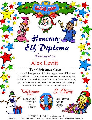 Visit the magical elf hq and meet our mischievous elves. Santa Claus Earn An Honorary Elf Diploma For Each Game You Play