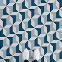 Kensington | Retro Geometric Pattern Flooring