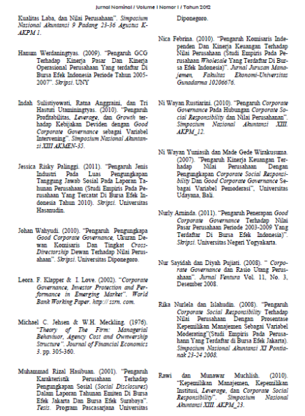 Contoh Jurnal Judul - USA Momo