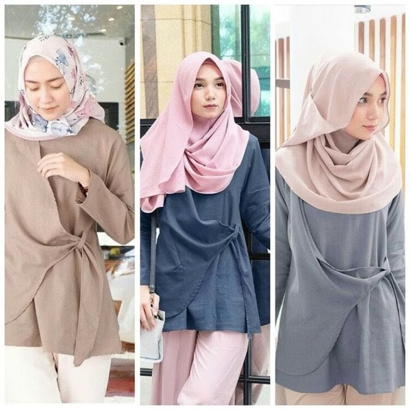 Baju Cream Cocok Dengan Jilbab Warna Apa