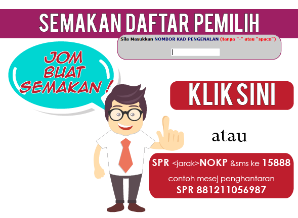 Persoalan daftar pemilih tetap (dpt), dan kepemilikan ktp elektronik dalam pemilihan pilkada jawa barat, menjadi solusi. Semakan Daftar Pemilih Laman Web Pejabat Pilihan Raya Negeri Kedah