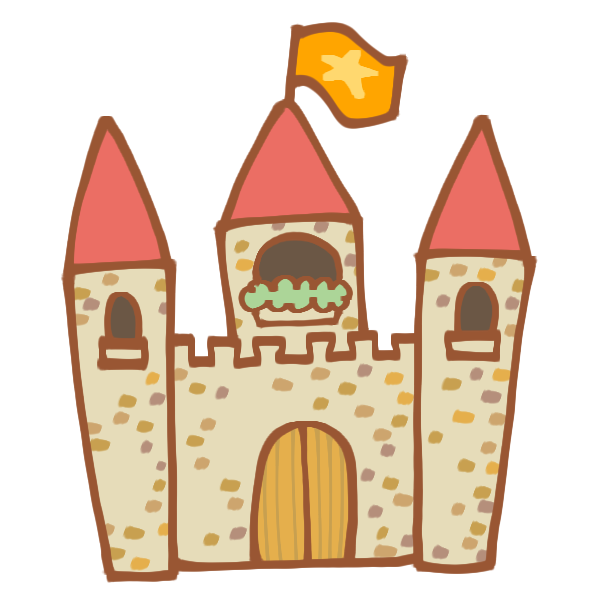 無料印刷可能ハロウィン お城 イラスト 簡単 すべてのイラスト画像