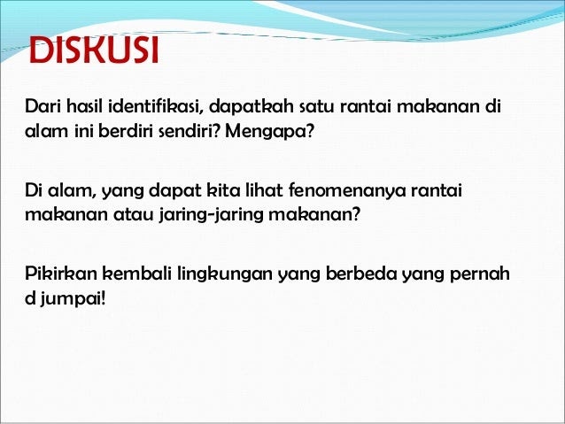 Contoh Ekosistem Relung - Rommy 7081