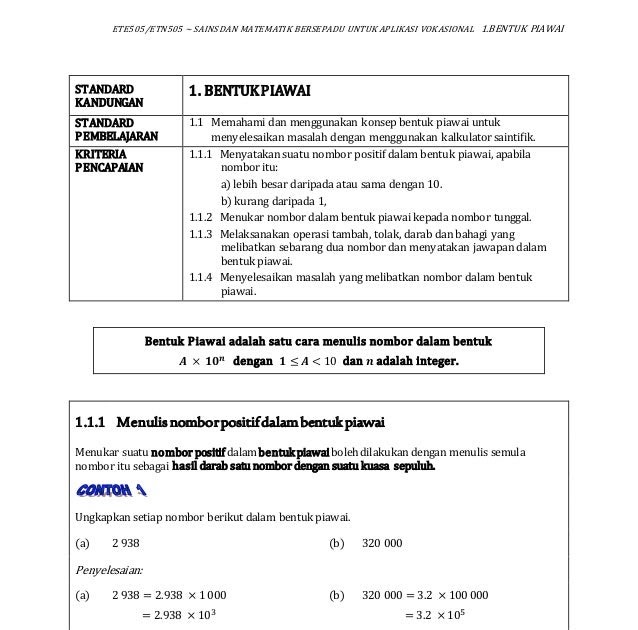 Soalan Matematik Matriks - Contoh Jos