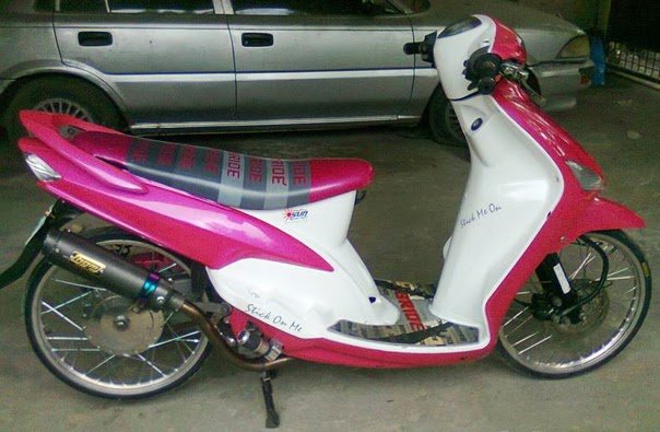  Modifikasi  Mio  Soul  Warna Pink Modifikasi  Motor  Kawasaki 