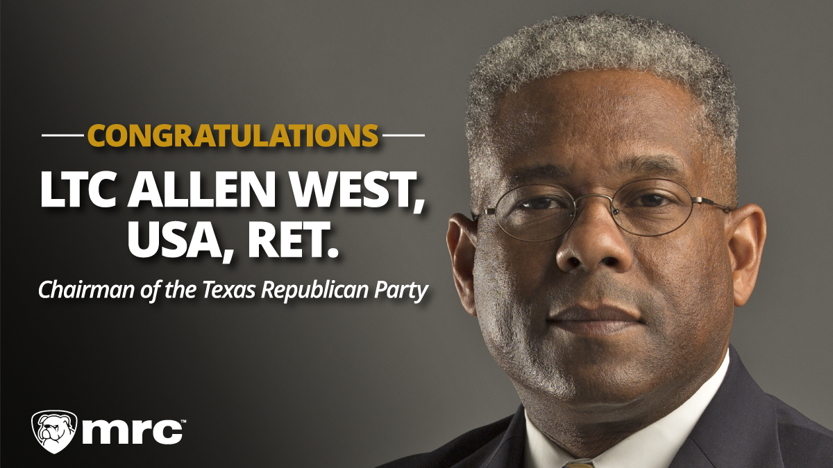 Congratulations to Allen West