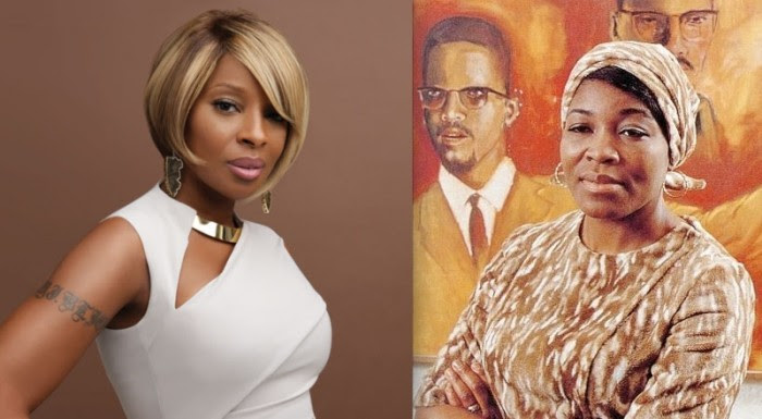 Malcolm x was married to wife betty and together they had six children, all daughters. Mary J Blige New Tv Movie Role As Betty Shabazz The Wife Of Malcolm X Freddyo Com Freddyo Com