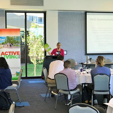 ALNSW workshop on healthy planning and the Integrated Planning and Reporting Framework.