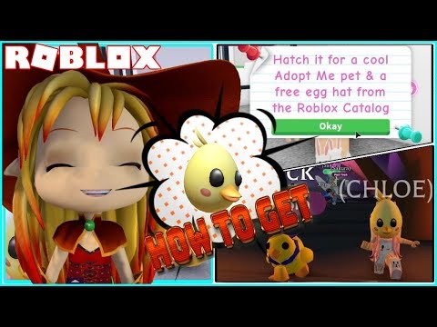 Chloe Tuber Roblox Adopt Me Gameplay Getting Adopt Me Chick Egg Roblox Egg Hunt 2020 - roblox adopt me all easter egg locations