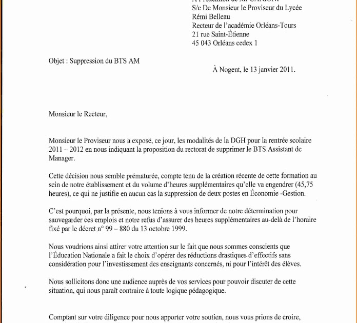 lettre de démission mcdo