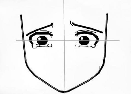 Anime Boy Eyes Drawing Easy