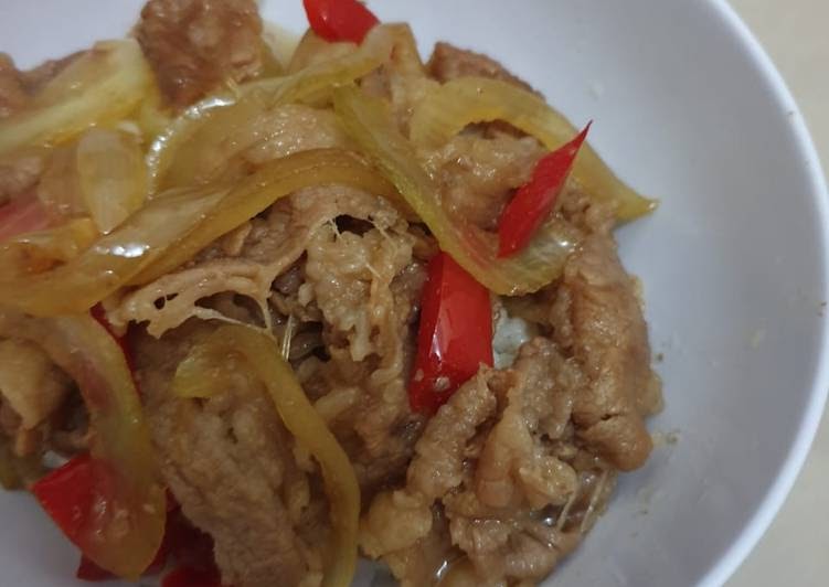 Resep Daging Yakiniku Yoshinoya / Resep Chicken Yakiniku ...