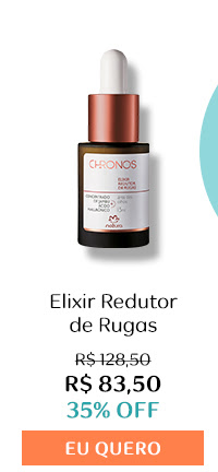 Elixir Redutor de Rugas