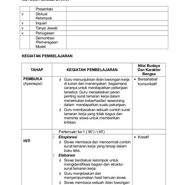 Contoh Rpp Bahasa Indonesia Fakta Dan Opini - Contoh Three